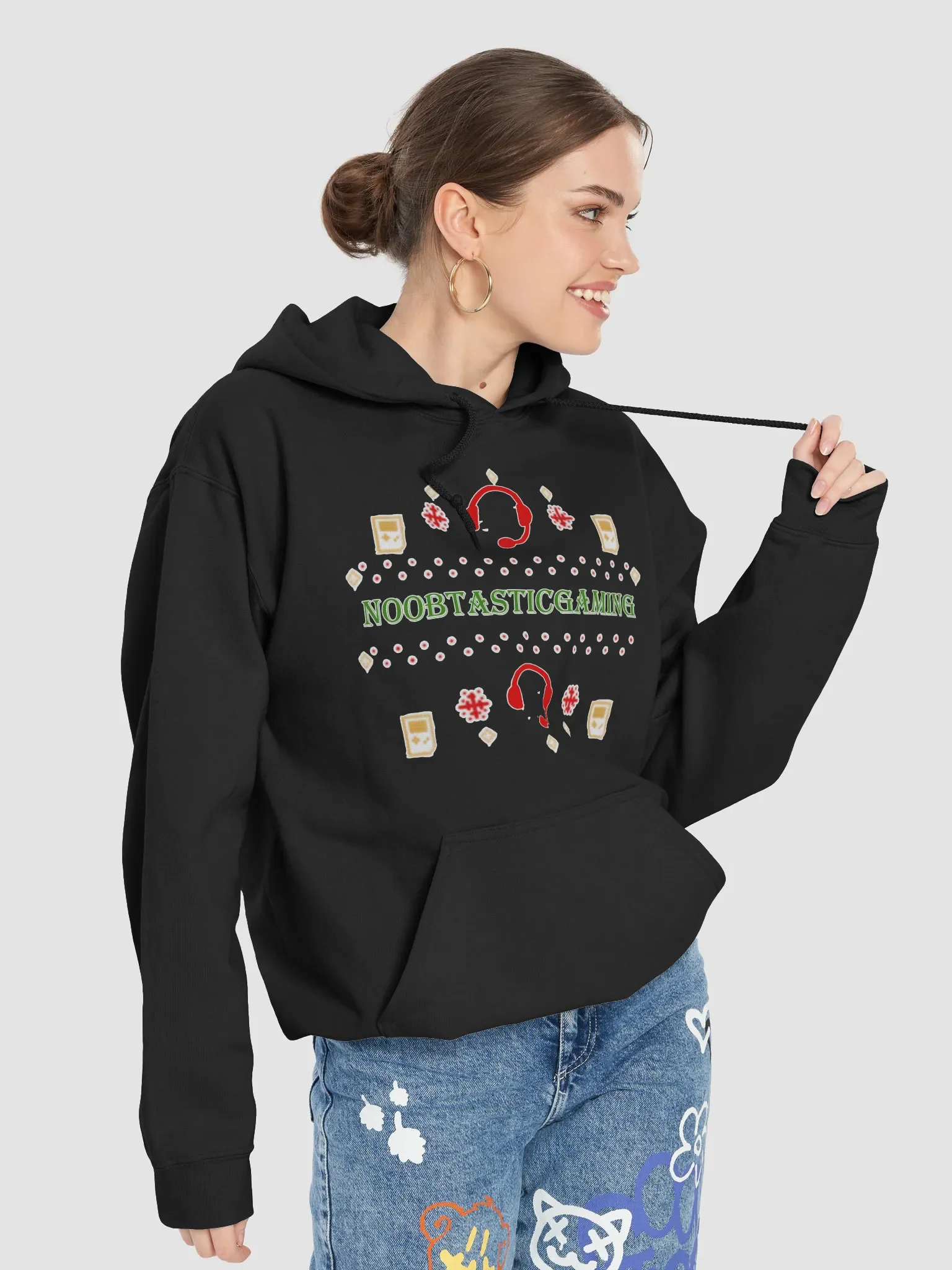 Noob's Favorite Christmas Hoodie product image (53)