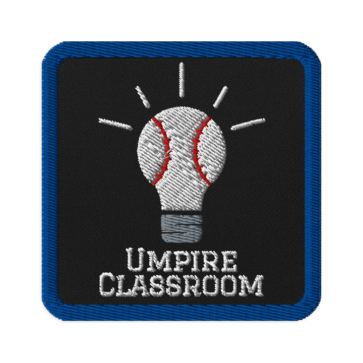 Umpire Classroom Embroidered Patch product image (1)
