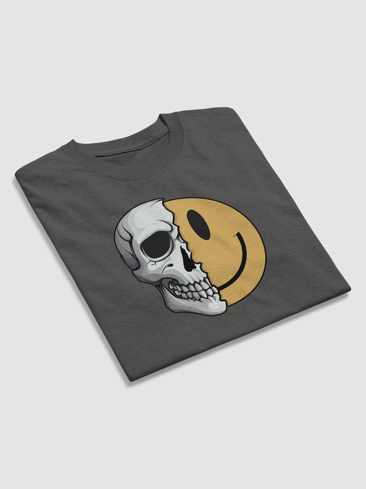 Two-Faced Smiley Heavyweight T-shirt product image (3)