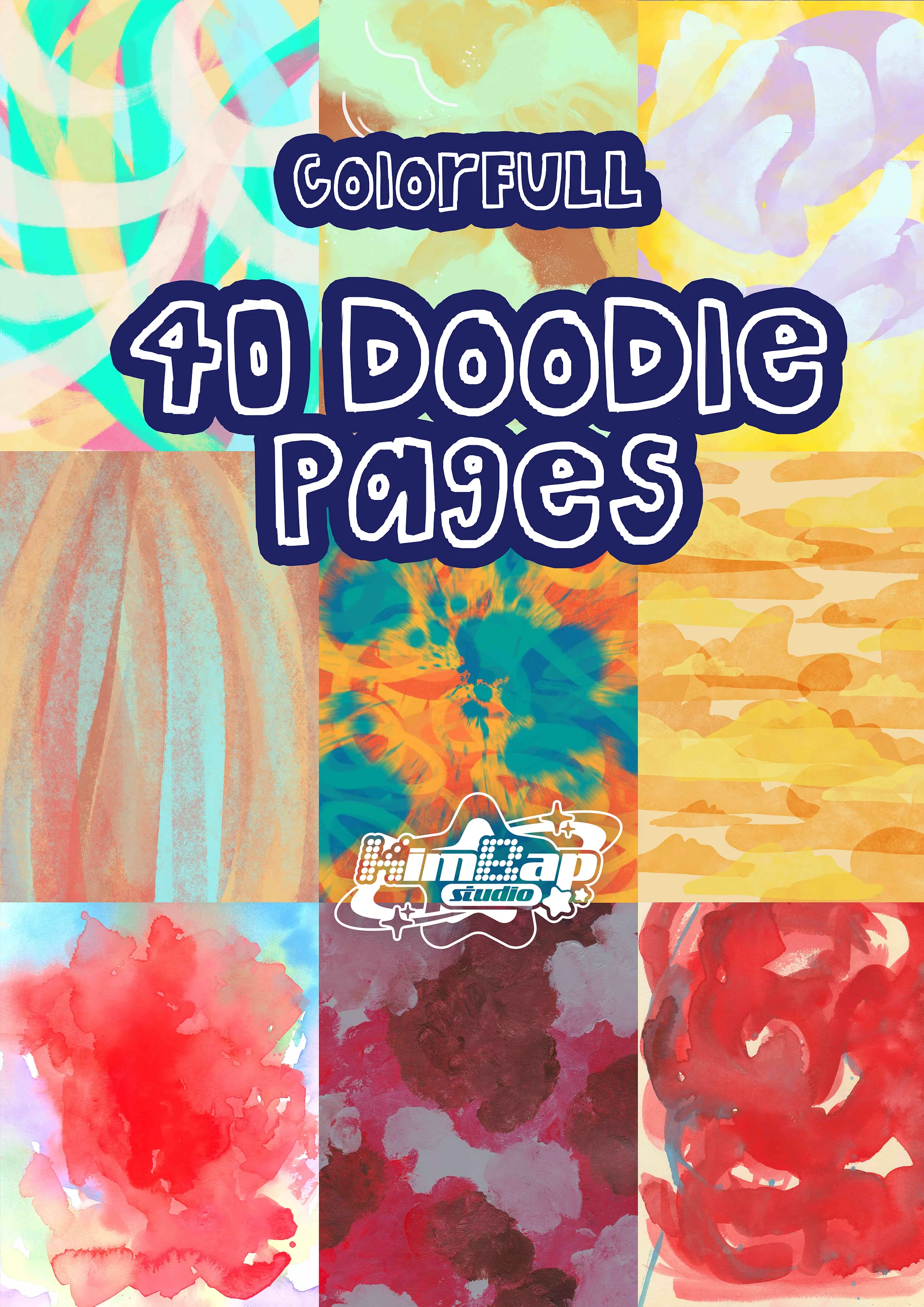 colorFULL | The Doodle Book | Digital Download Printable PDF product image (3)