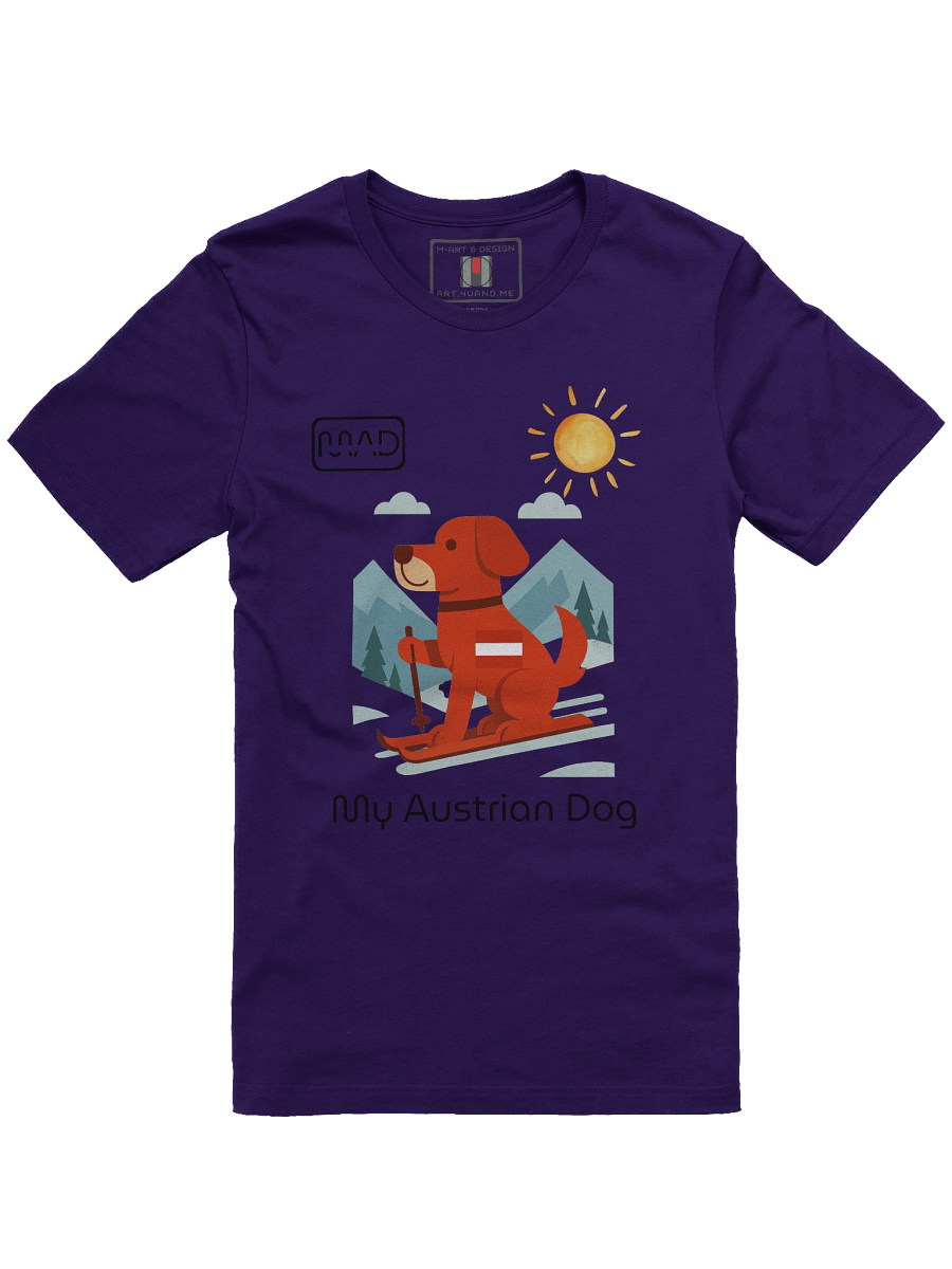 Alpine Pup – Austrian Ski Adventure Tee – MAD Style - M-Art & Design product image (4)