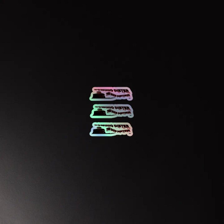 Dominic Dieter As Thee Dare Dieter 00 - Kiss-Cut Holographic Sticker Sheet product image (2)