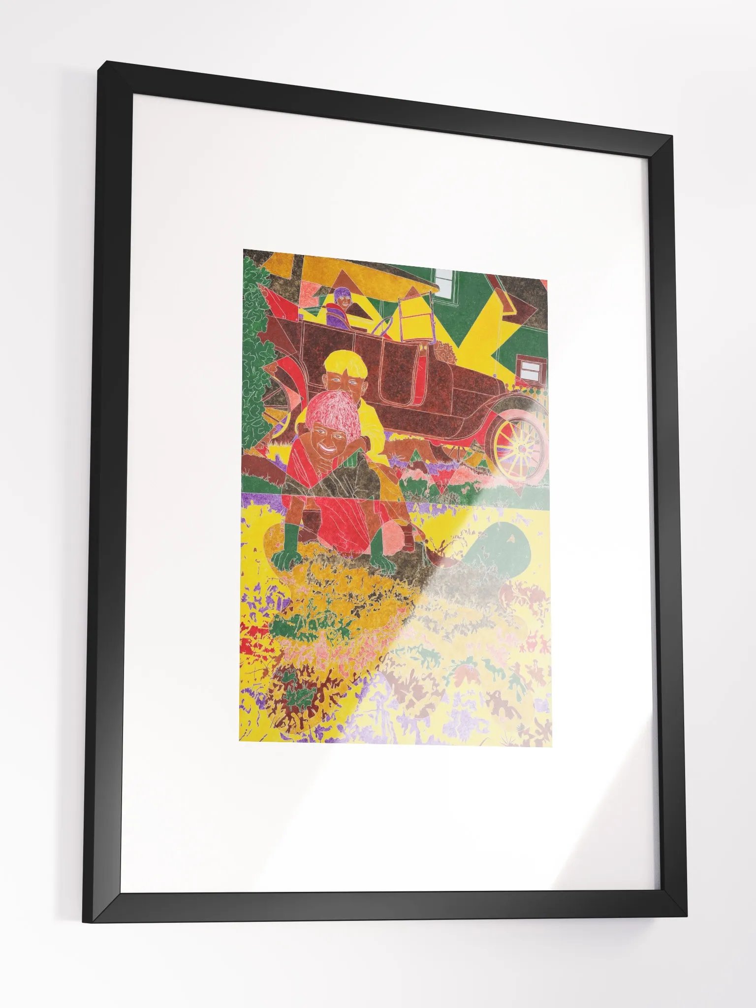 Jenny, Clyde & Kathryn (2015) Print Framed product image (3)