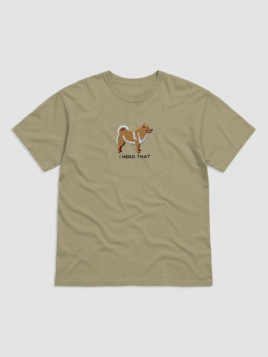 I Herd That T-Shirt(Embroidered) of a Schipperke(Tan) product image (9)