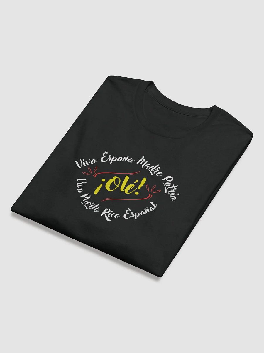Camiseta manga larga negra - Viva España Madre Patria y Puerto Rico español product image (5)