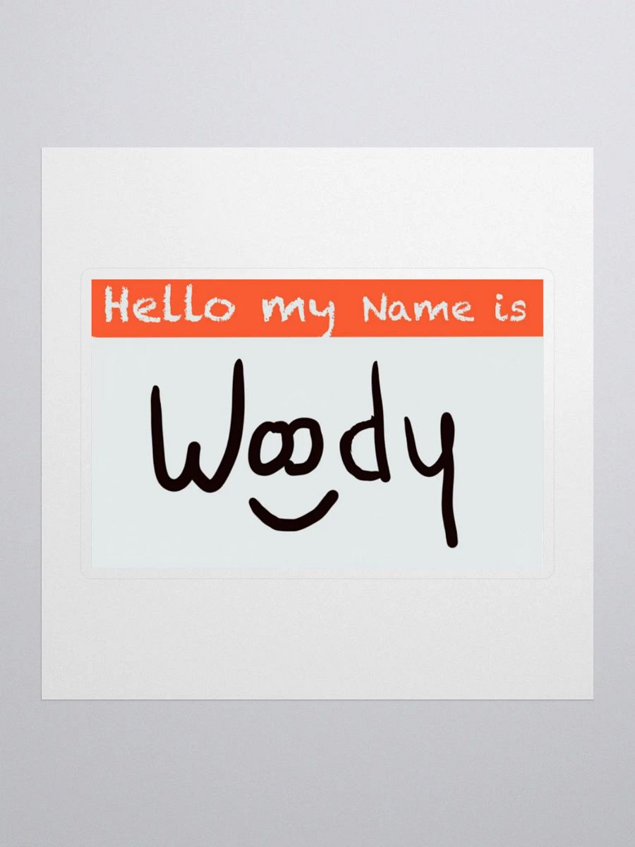 My Name is Sticker product image (2)