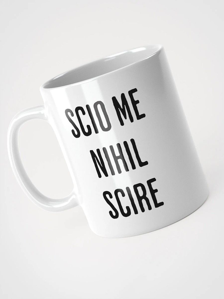 Scio Me Nihil Scire Mug product image (6)