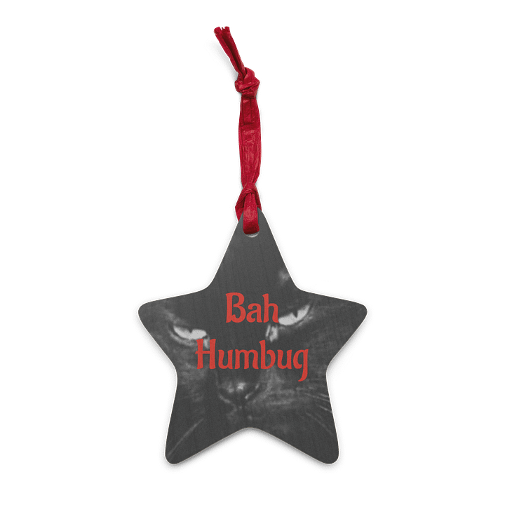 Bah Humbug Kitty - Holiday Ornament product image (1)