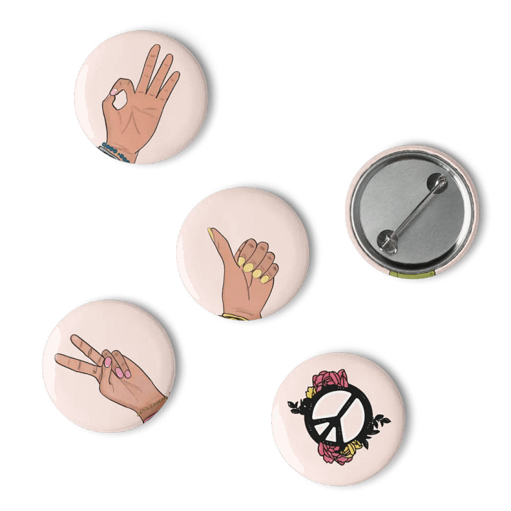 Peace At Hand Pin Set product image (2)