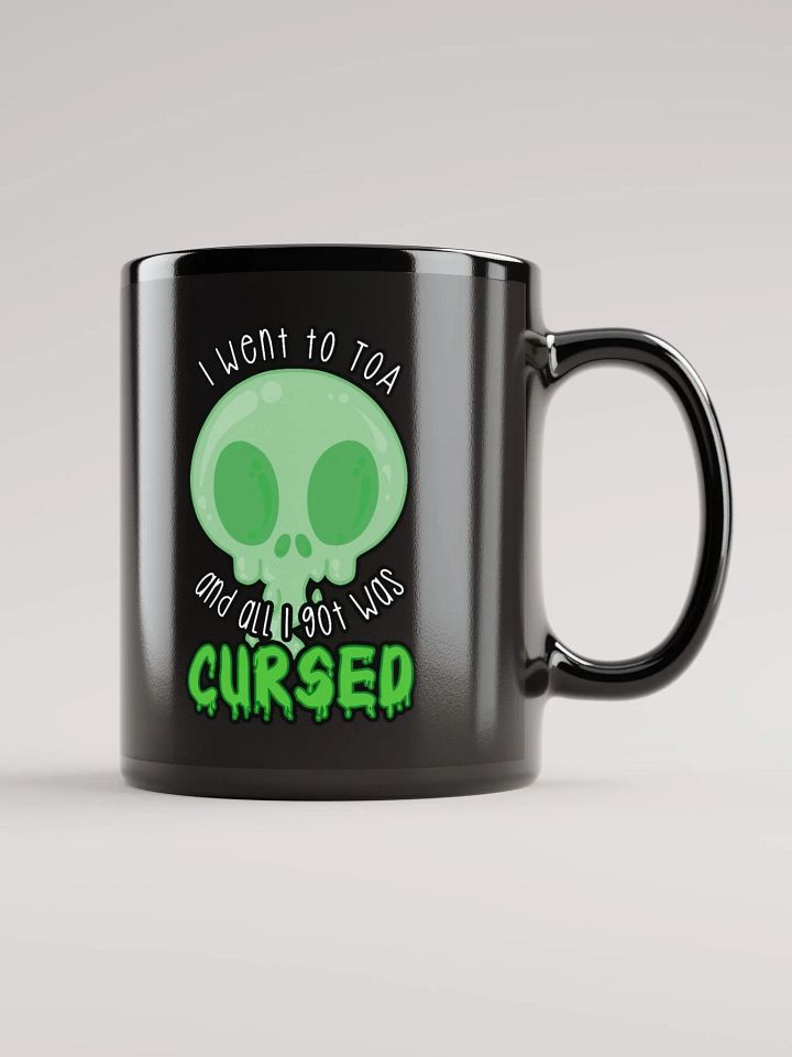 All I Got Was Cursed - Monk - Black Glossy Mug product image (1)
