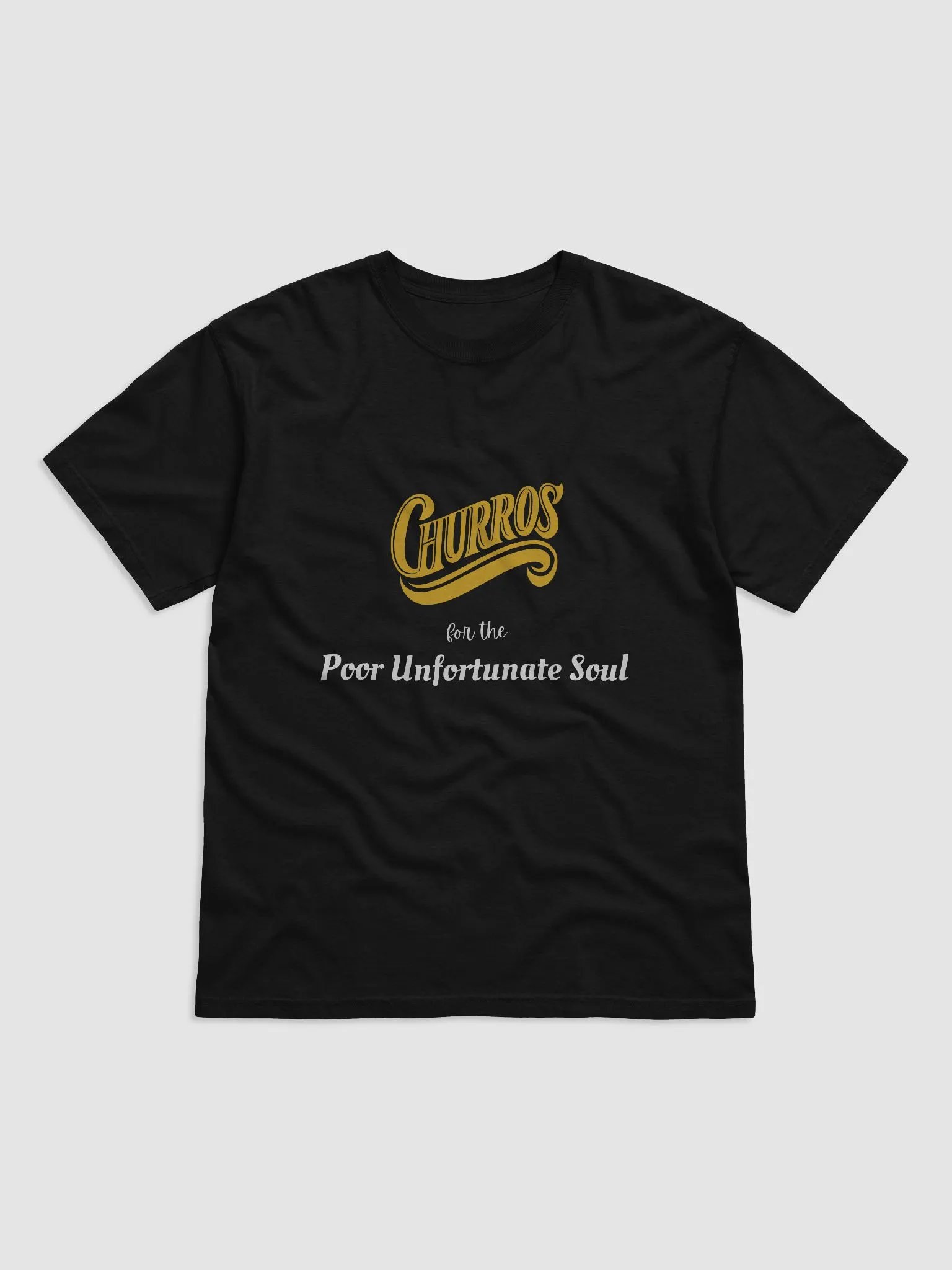 Churros for the Poor Unfortunate Soul Heavyweight Tee (Black) product image (1)