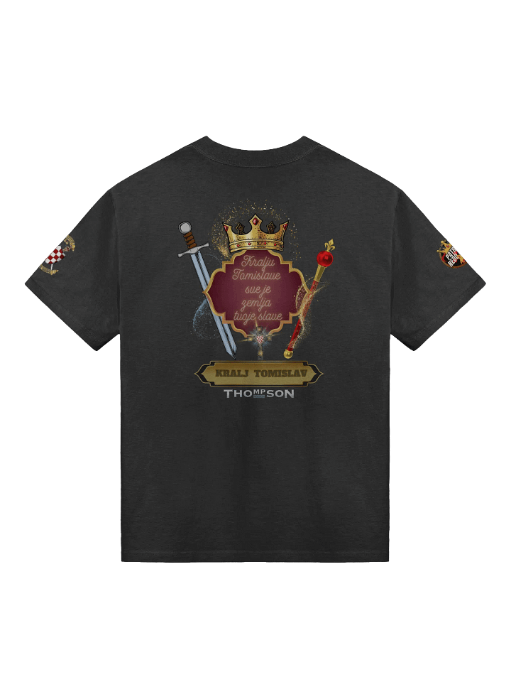 Royal Heritage Checkered Shield T-Shirt Thompson King Tomislav product image (2)