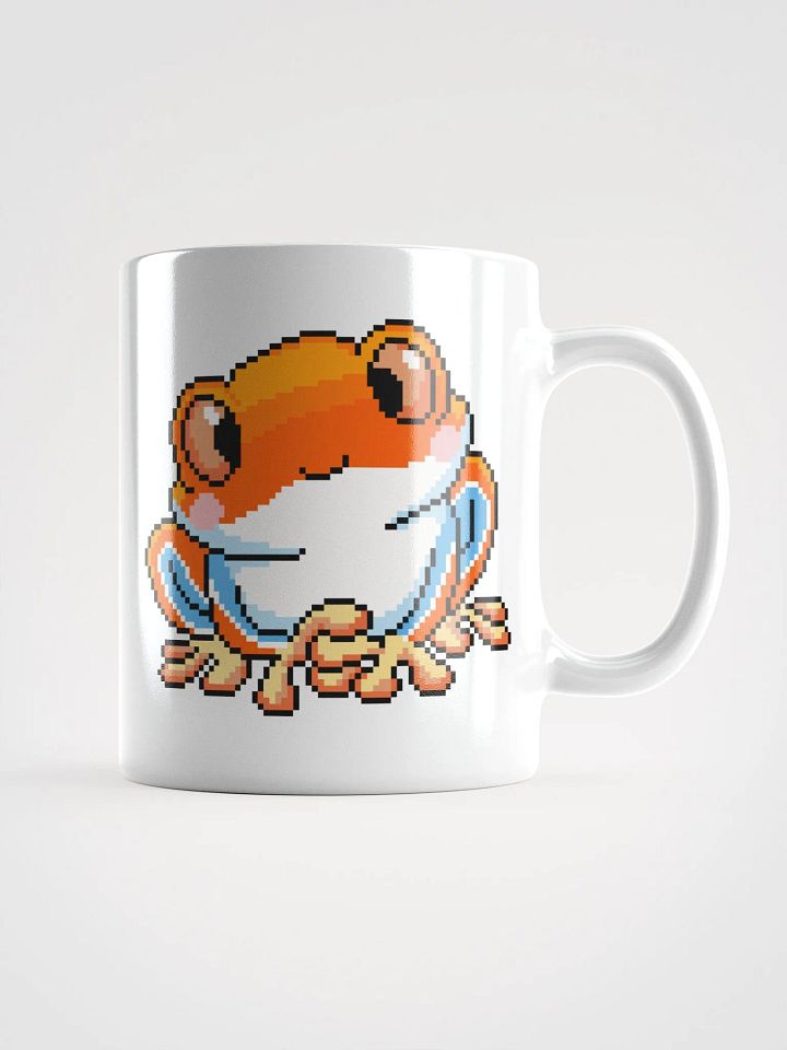 Orange Rip the Frog White Glossy Mug product image (2)