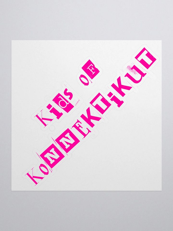 Pink Name Sticker product image (1)