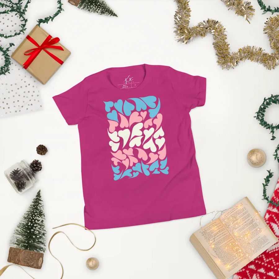 Nestled PRIDE Transgender T-shirt (Youth) product image (35)