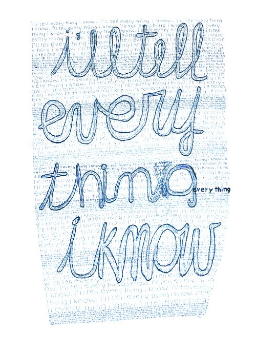 I'll Tell Everything Poster product image (1)