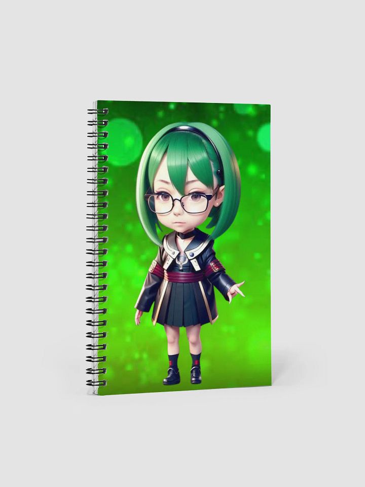 (GREEN CHIBI) K Spiral Notebook product image (1)
