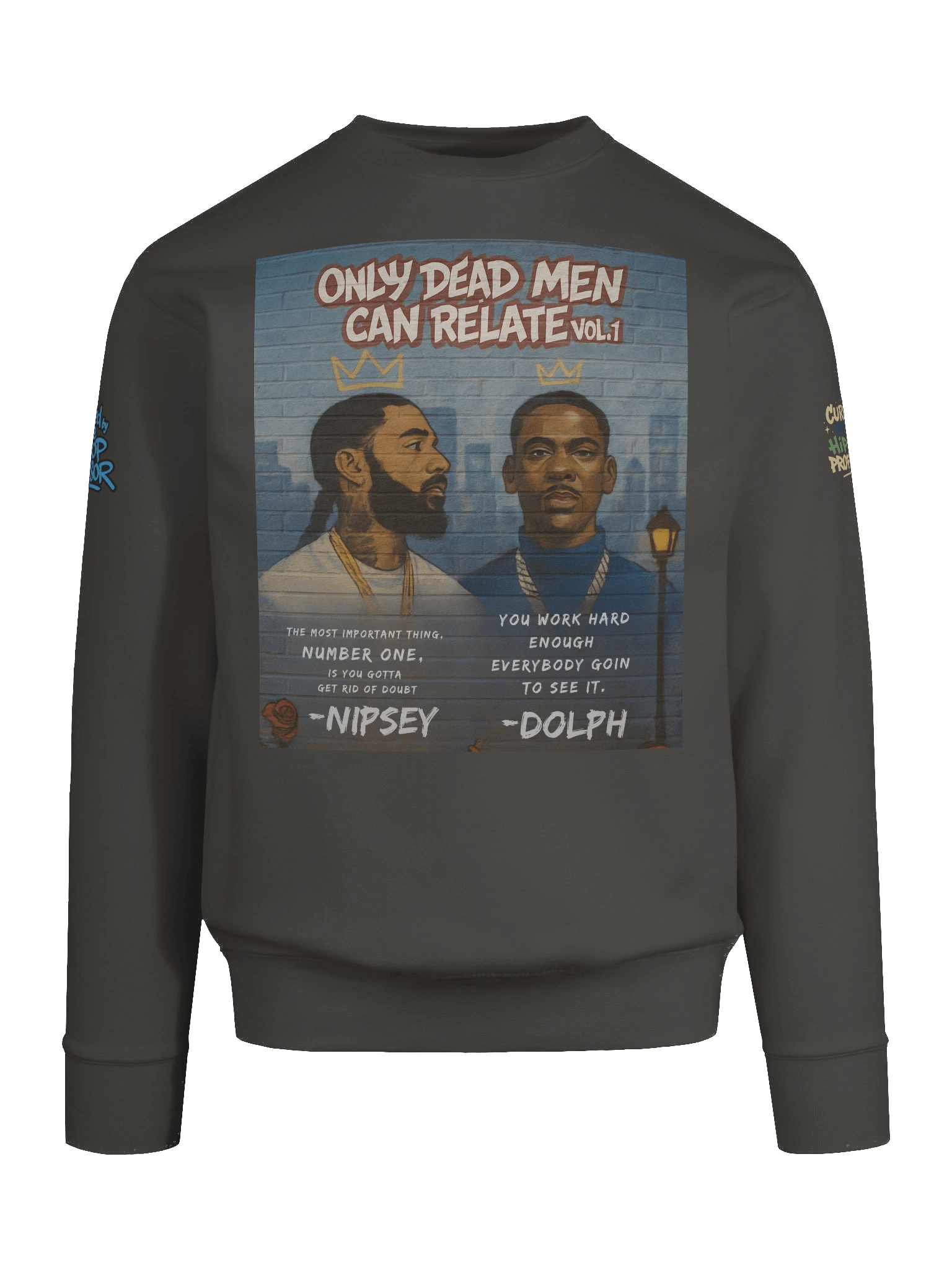 The Hip Hop Professor mixtape mural Sweatshirt product image (57)