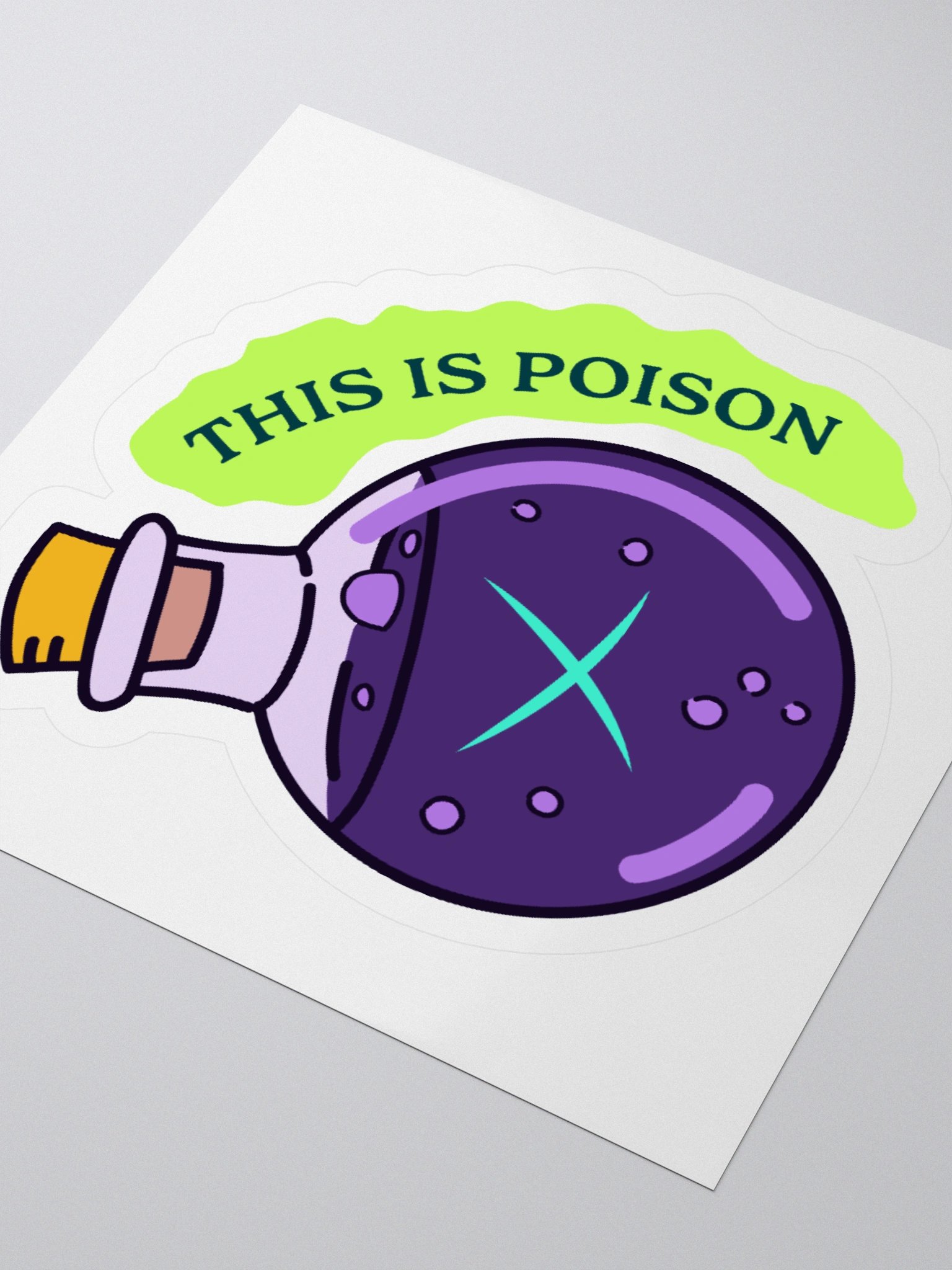 "This is Poison" - Kiss Cut Sticker product image (9)