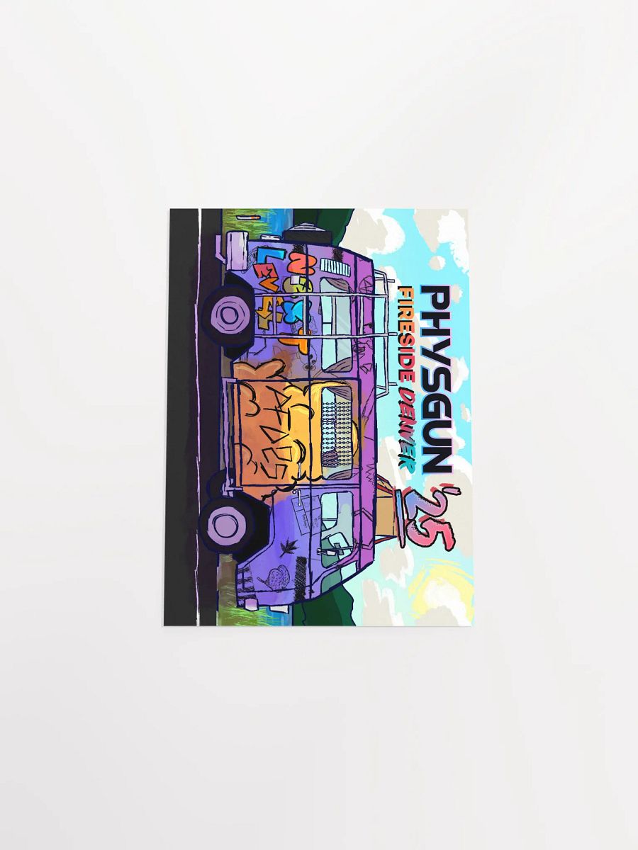 Physgun Fireside Denver 2025 LAN Poster - Graffiti'd Van product image (4)