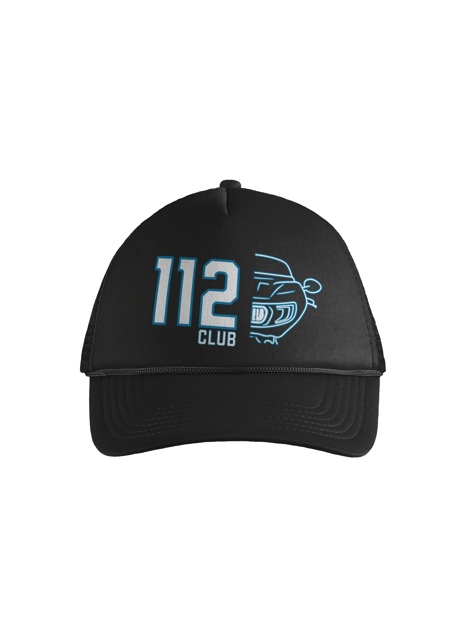 Throttle & Iron “112 Club” Mesh Trucker Hat — Challenger PowerPlus Edition product image (1)