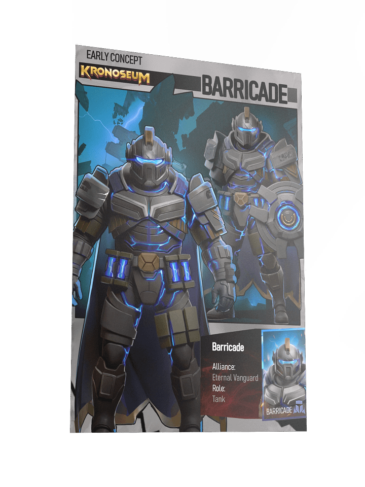 Barricade Early Concept Art Poster product image (2)