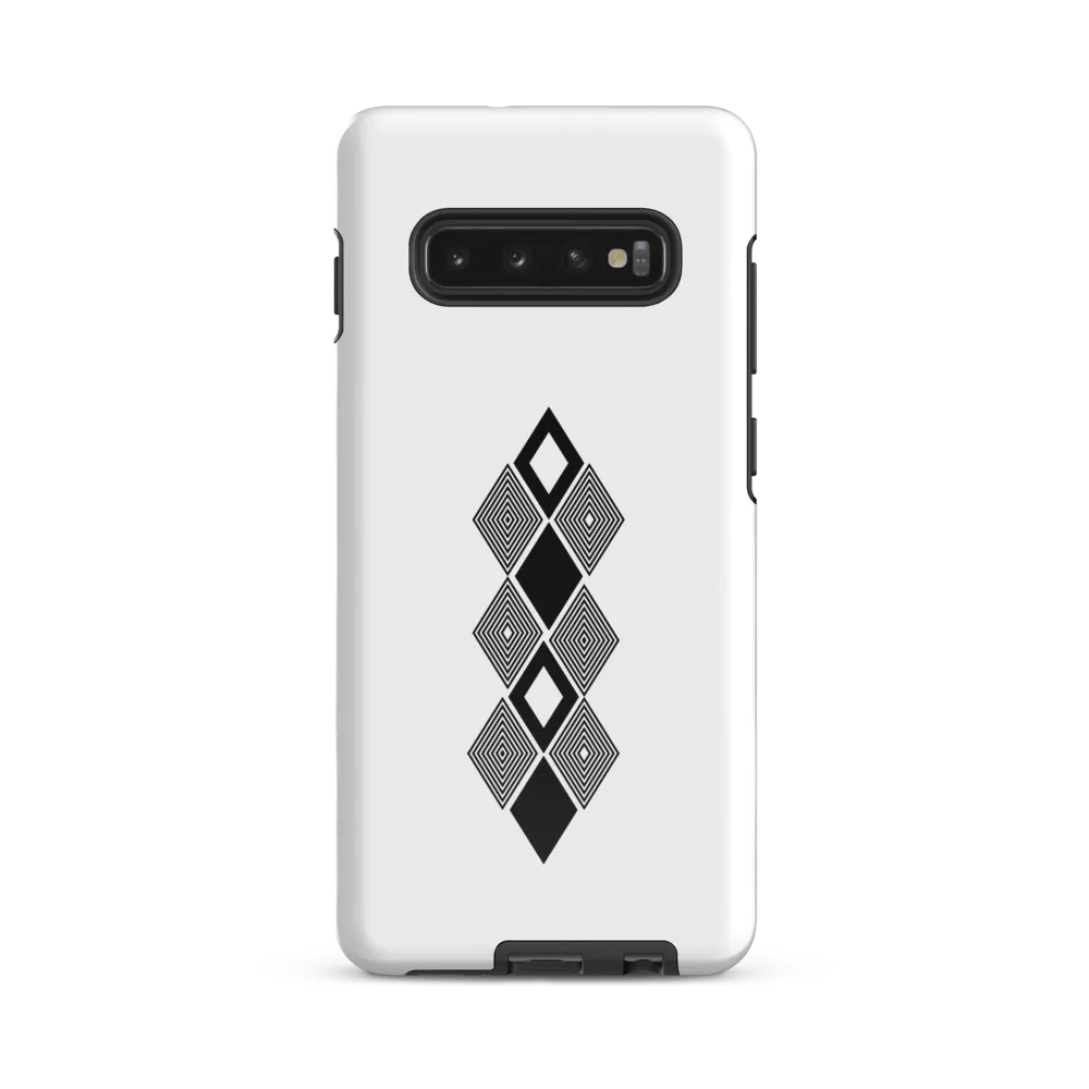 Black and white triangle design Tough Case for Samsung® product image (47)
