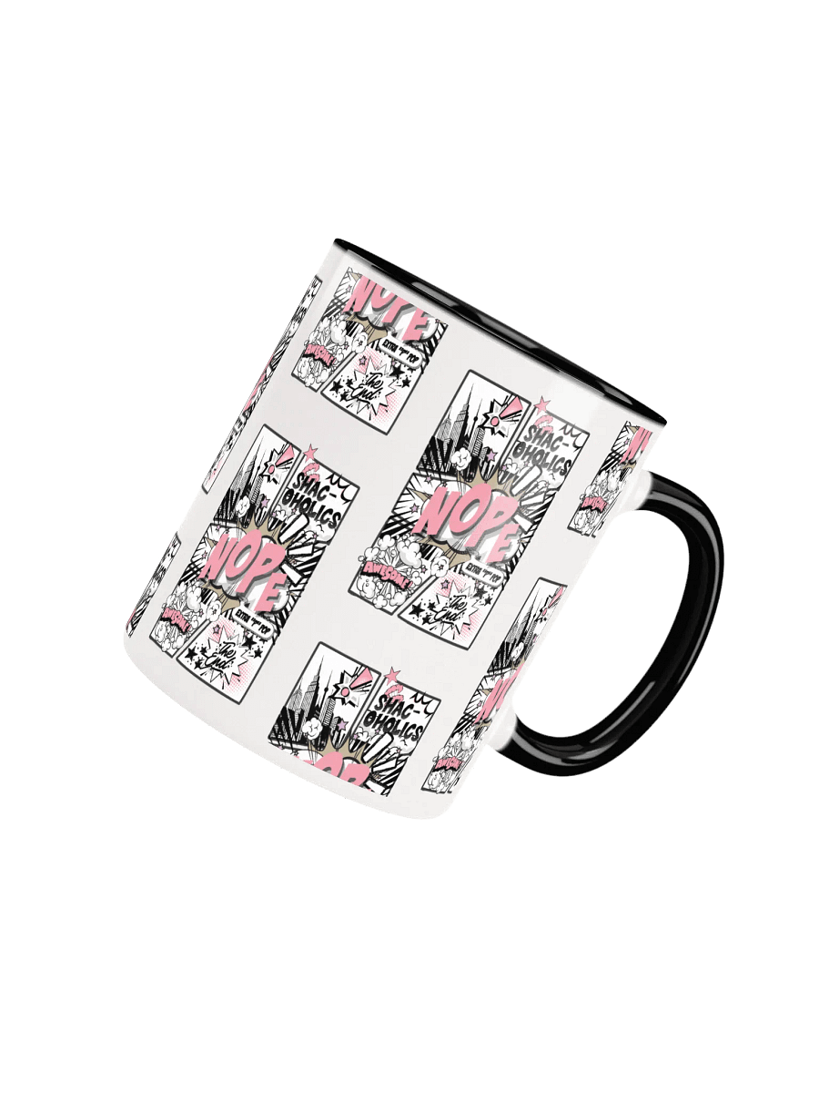 Shac-oholics Comic Blast Mug- Pink 