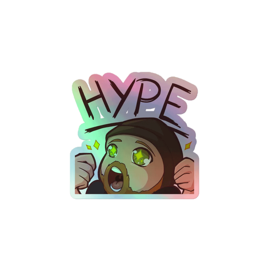 HYPE Holo Sticker product image (1)