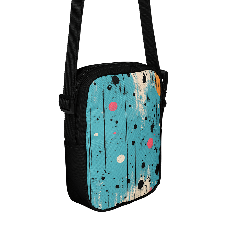 Dripping Paint Neon Graffiti Pop Art - Utility Croosbody Bag product image (3)