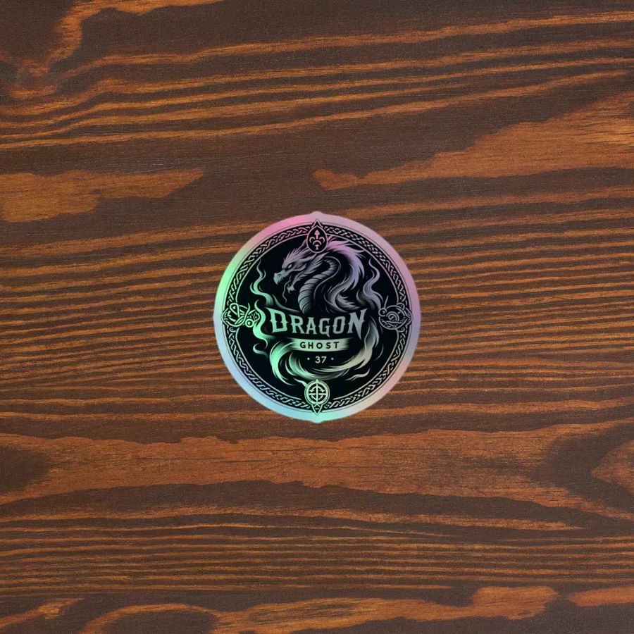 Dragon_Ghost Holographic Sticker product image (5)