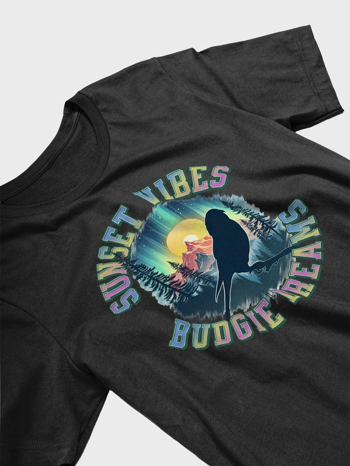 Sunset Vibes Budgie Dreams UltraSoft Unisex T-Shirt product image (5)