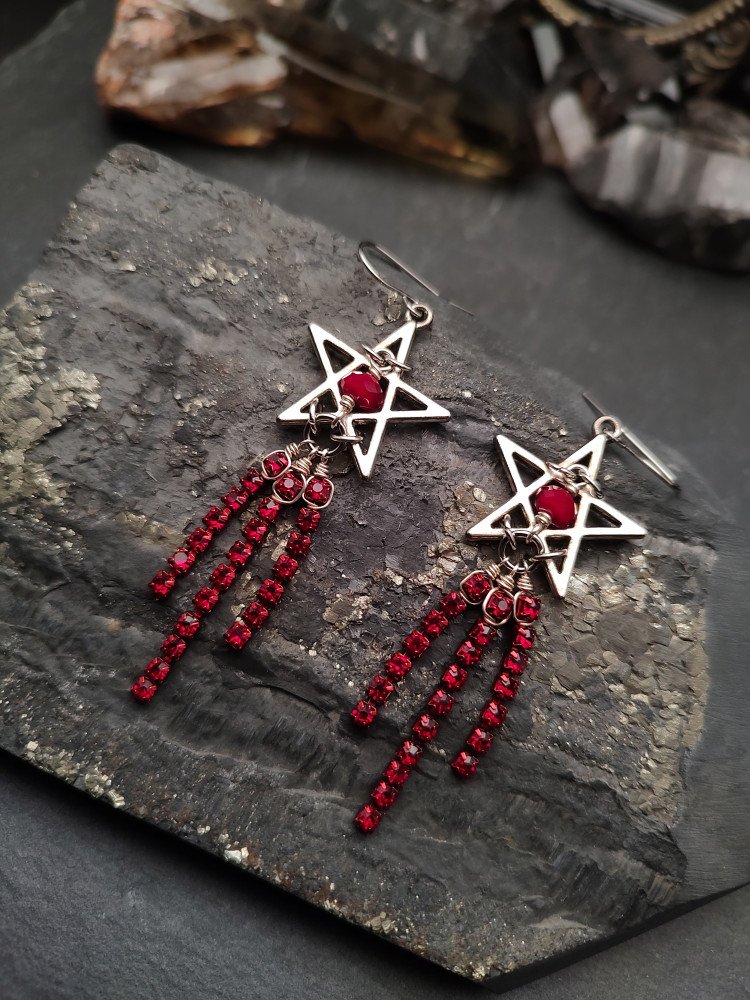 Earrings ShadowRealm - Scarlet ShadowDrop product image (1)