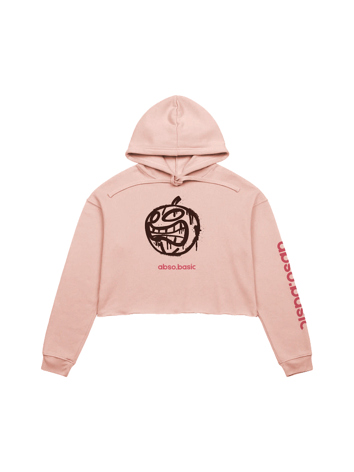 Rotten Apple Graffiti Crop Hoodie product image (4)