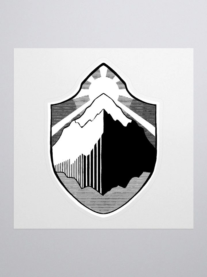 Orc Sworn Black & White Symbol Sticker product image (1)