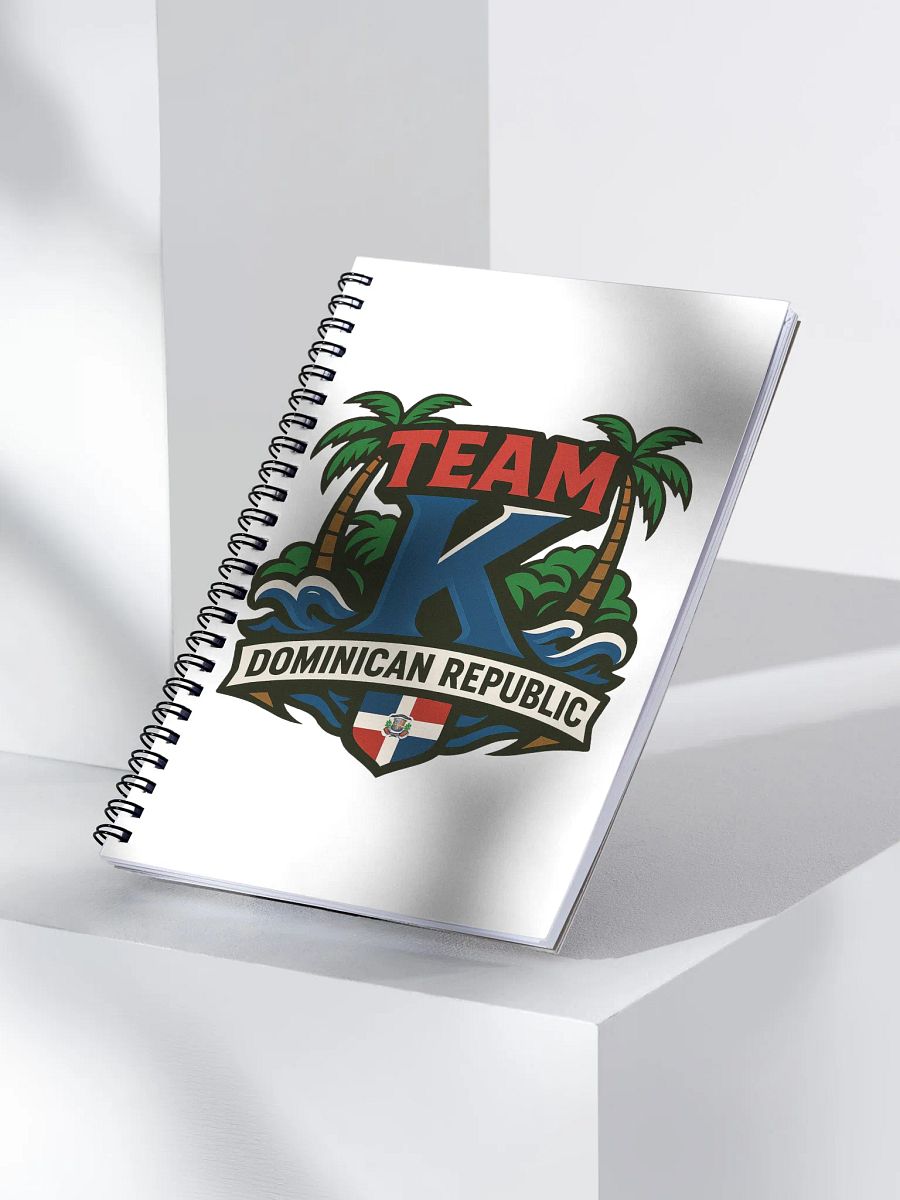 TEAM K Dominican Republic Spiral Notebook product image (3)