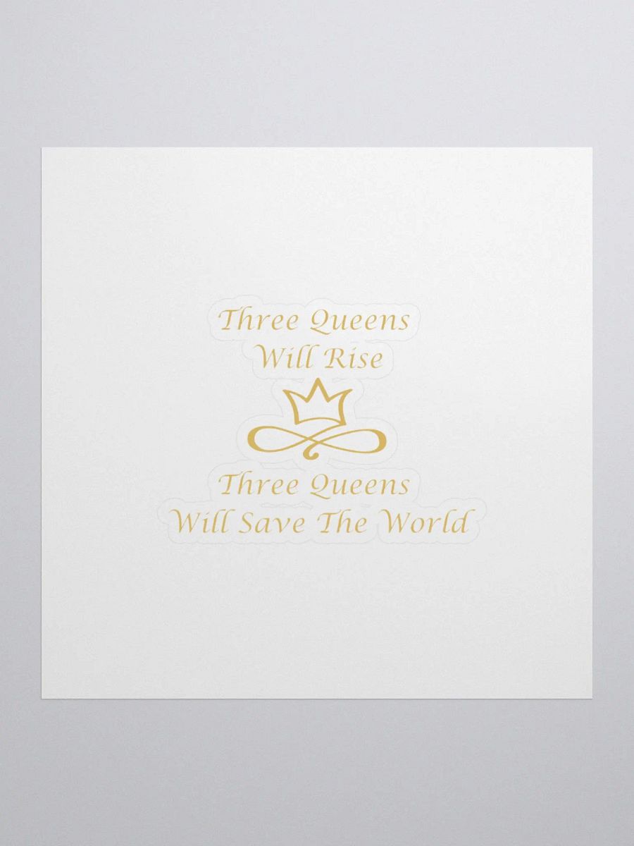Three Queens Kiss Cut Stickers product image (1)