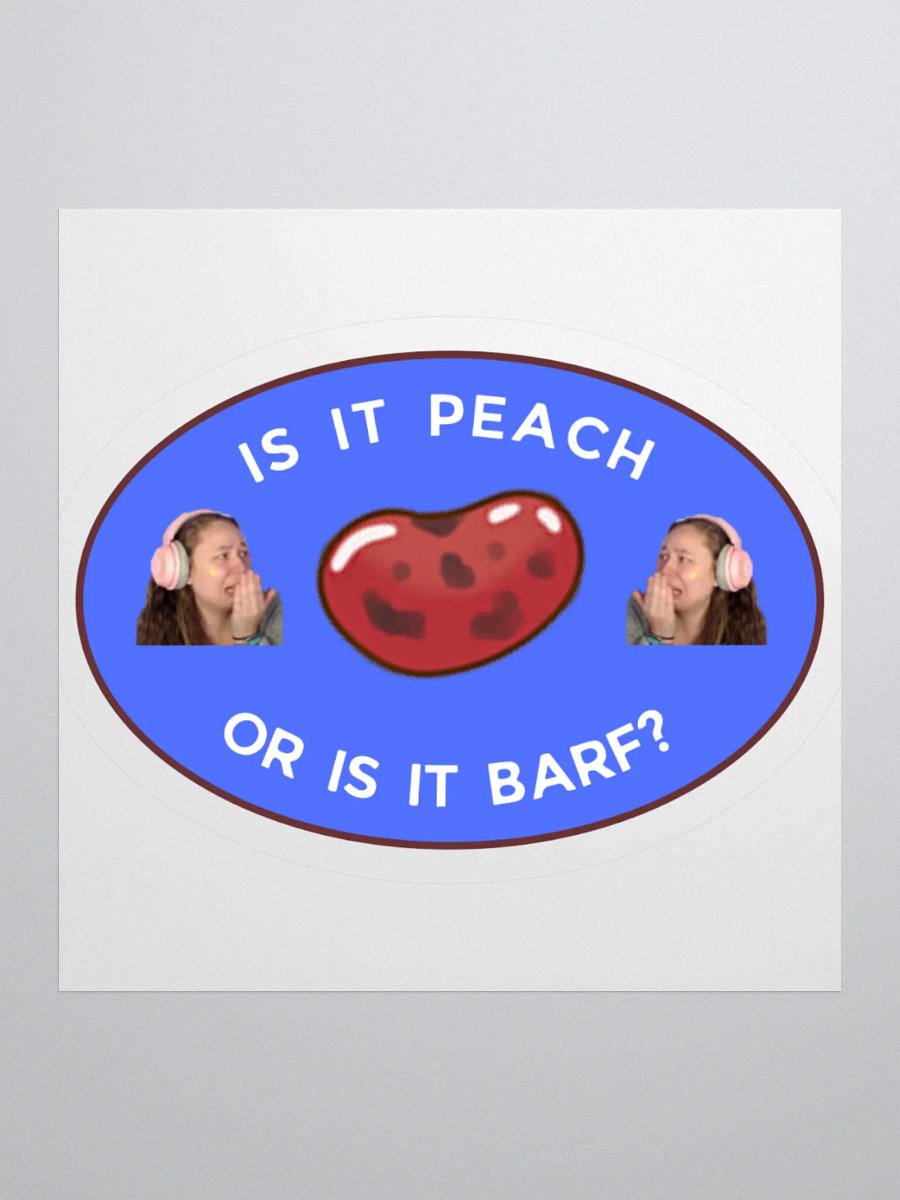 Peach or Barf? Sticker product image (3)