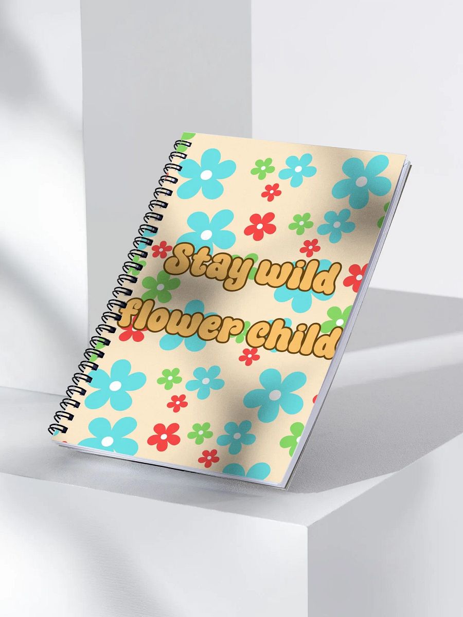 Stay Wild Flower Child Journal 70s Themed Nature Inspirational & Motivational product image (3)