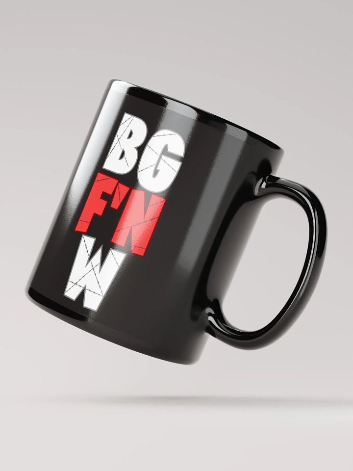 Red FN Black Glossy Mug product image (3)