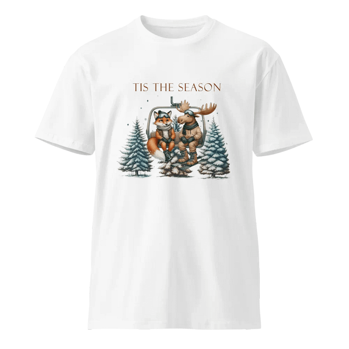 Tis the Season for a Fun Ride with Festive Friends Unisex Premium T-Shirt product image (1)