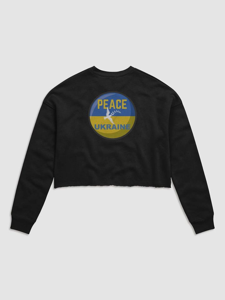 Peace in Ukraine - Dove of Peace Crop Sweatshirt product image (2)