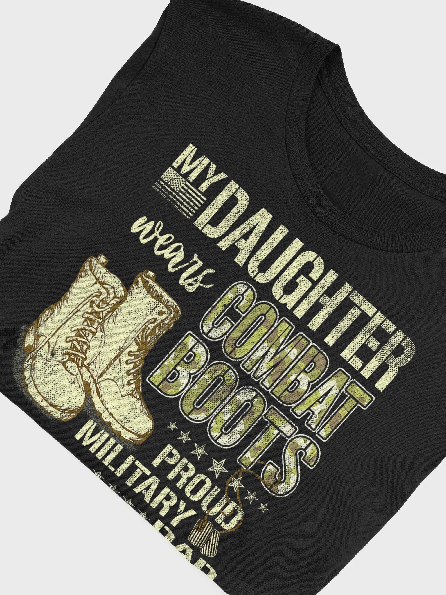 Proud Military Dad - Adult T-Shirt product image (5)