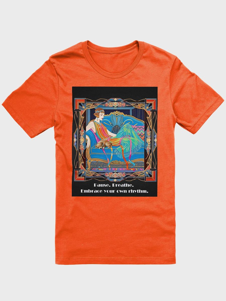 Pause. Breathe. Embrace your own Rhythm - 1920s Colorful Graphic - T-Shirt product image (31)