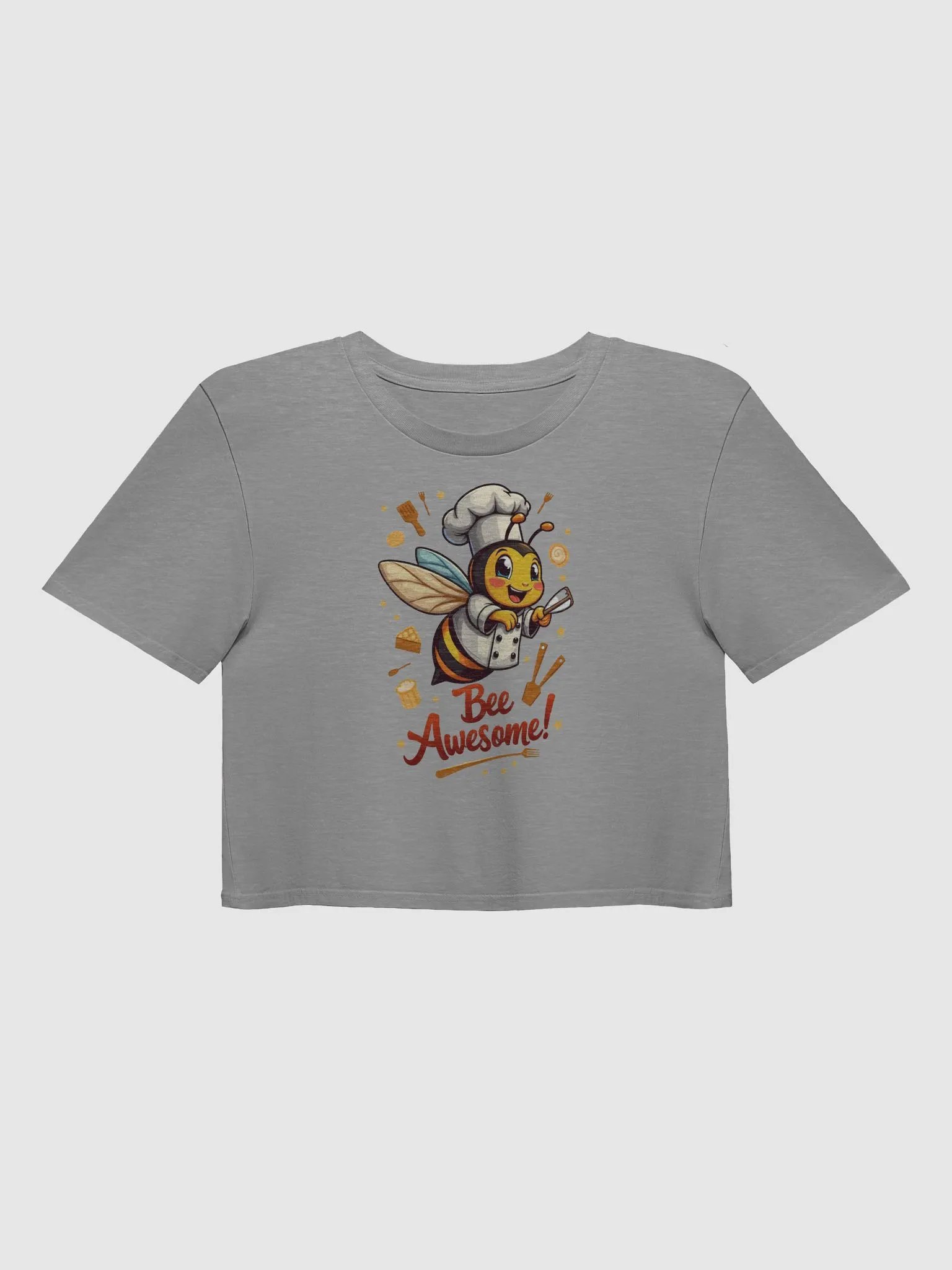 Bee Awesome Chef Women's Crop Top product image (6)