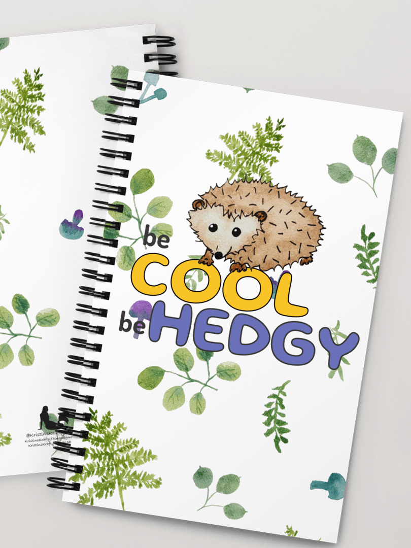 Be Cool Be Hedgy Hedgehog Notebook product image (4)