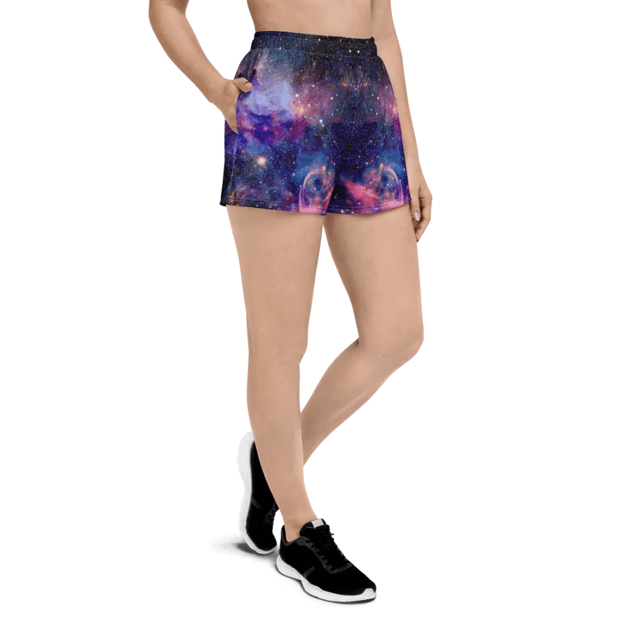 Sportshorts mit Allover-Print für Unisex, Galaxy2 product image (3)