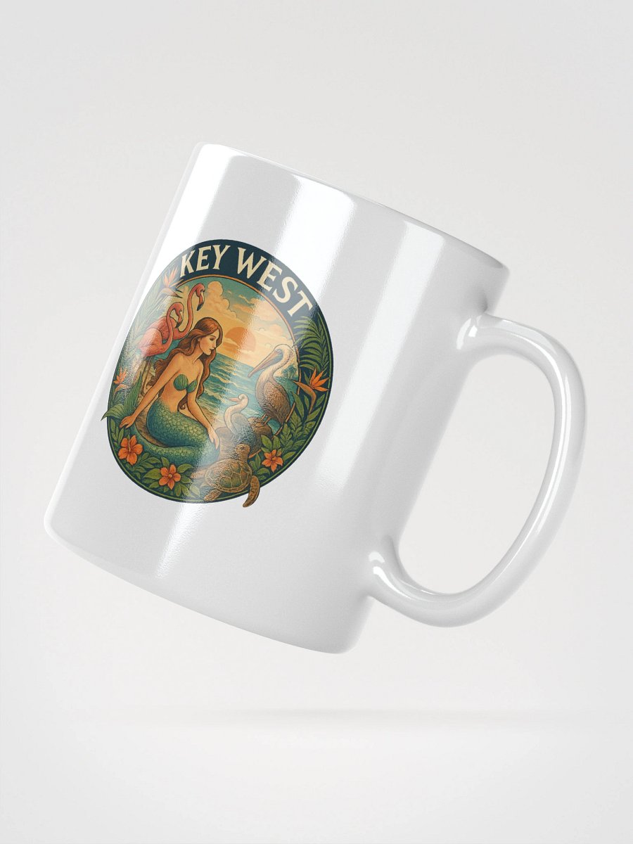 Key West Ceramic Mug with Mermaid, Birds, and Turtle product image (3)