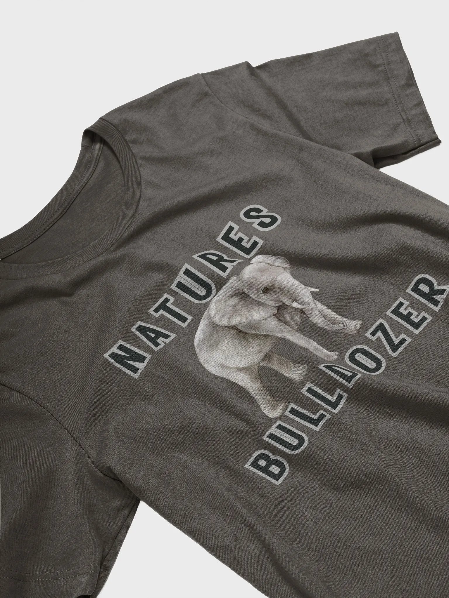 Nature's Bulldozer Elephant T-Shirt product image (22)