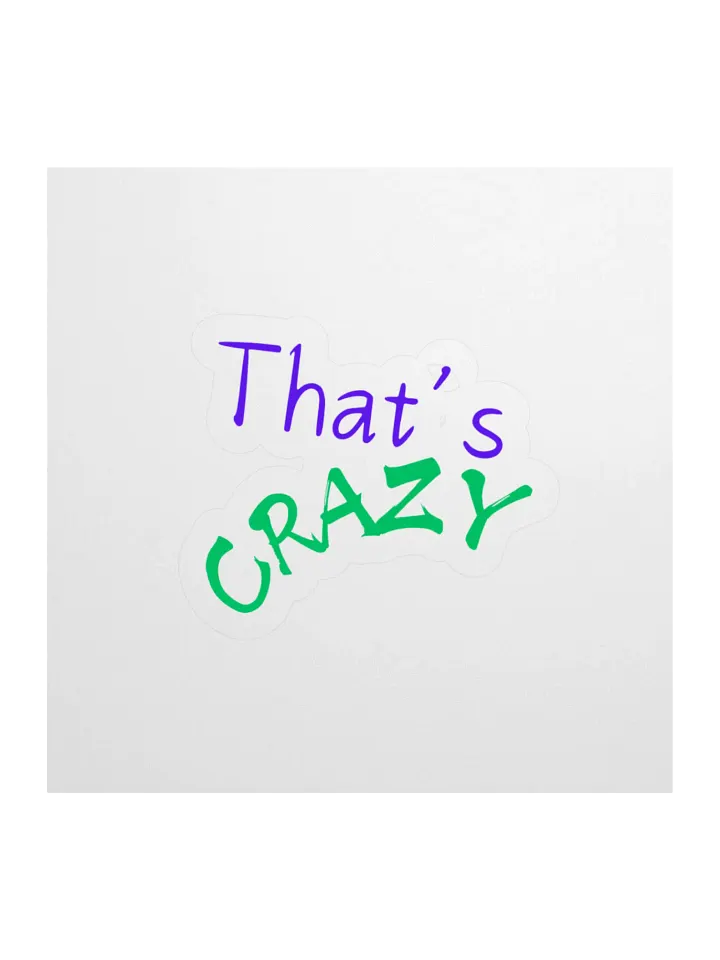 Crazy Sticker product image (1)